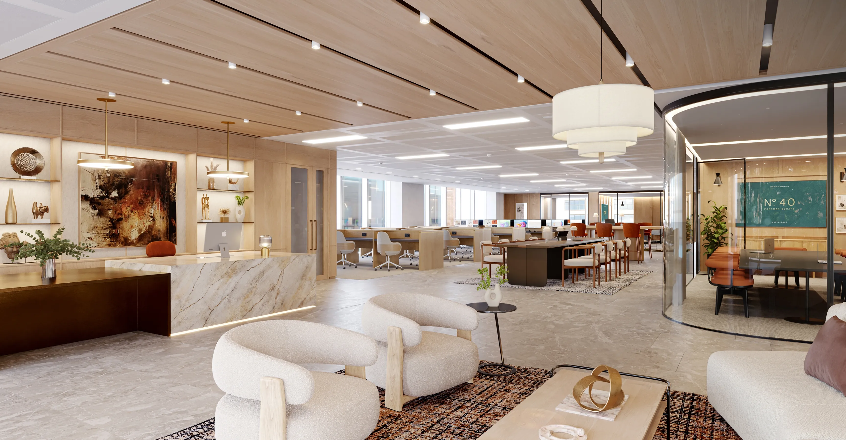 CGI showing indicative fitout of the 6th floor